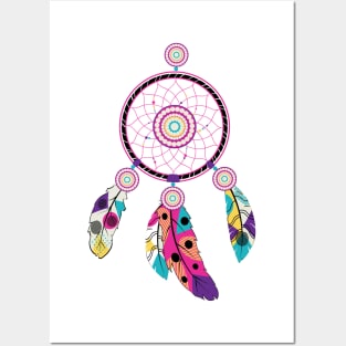 Stylized dream catcher Posters and Art